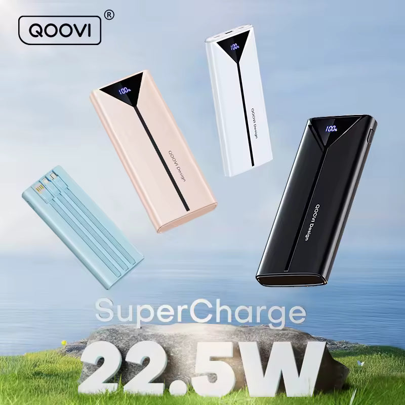 Built-In Cable 22.5W Fast Charging 10000mAh Power Bank