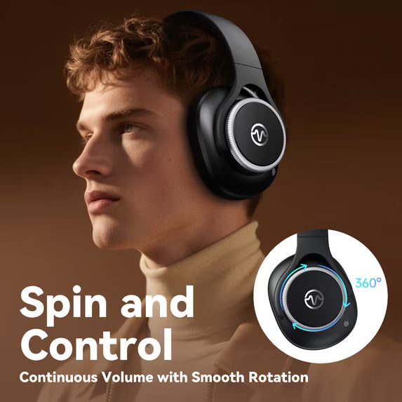Active Noise-Canceling Over-Ear Wireless Headphones