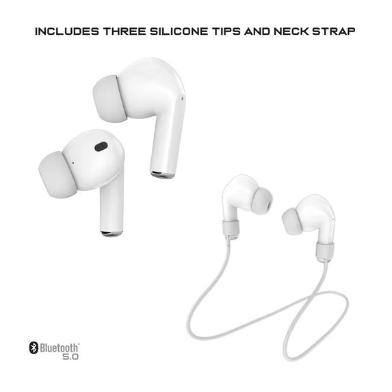 True Wireless Bluetooth Earbuds with Charging Case