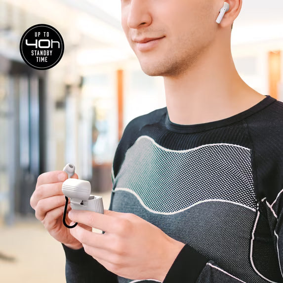 True Wireless Bluetooth Earbuds with Charging Case