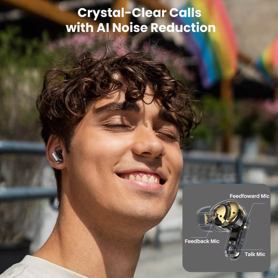 Hi-Res Wireless Earbuds with ANC and 80-Hour Battery