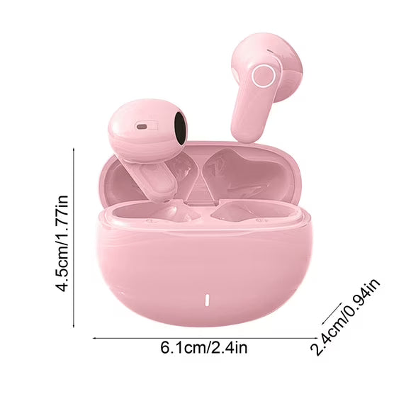 Bluetooth 5.4 Half In-Ear Wireless Earbuds