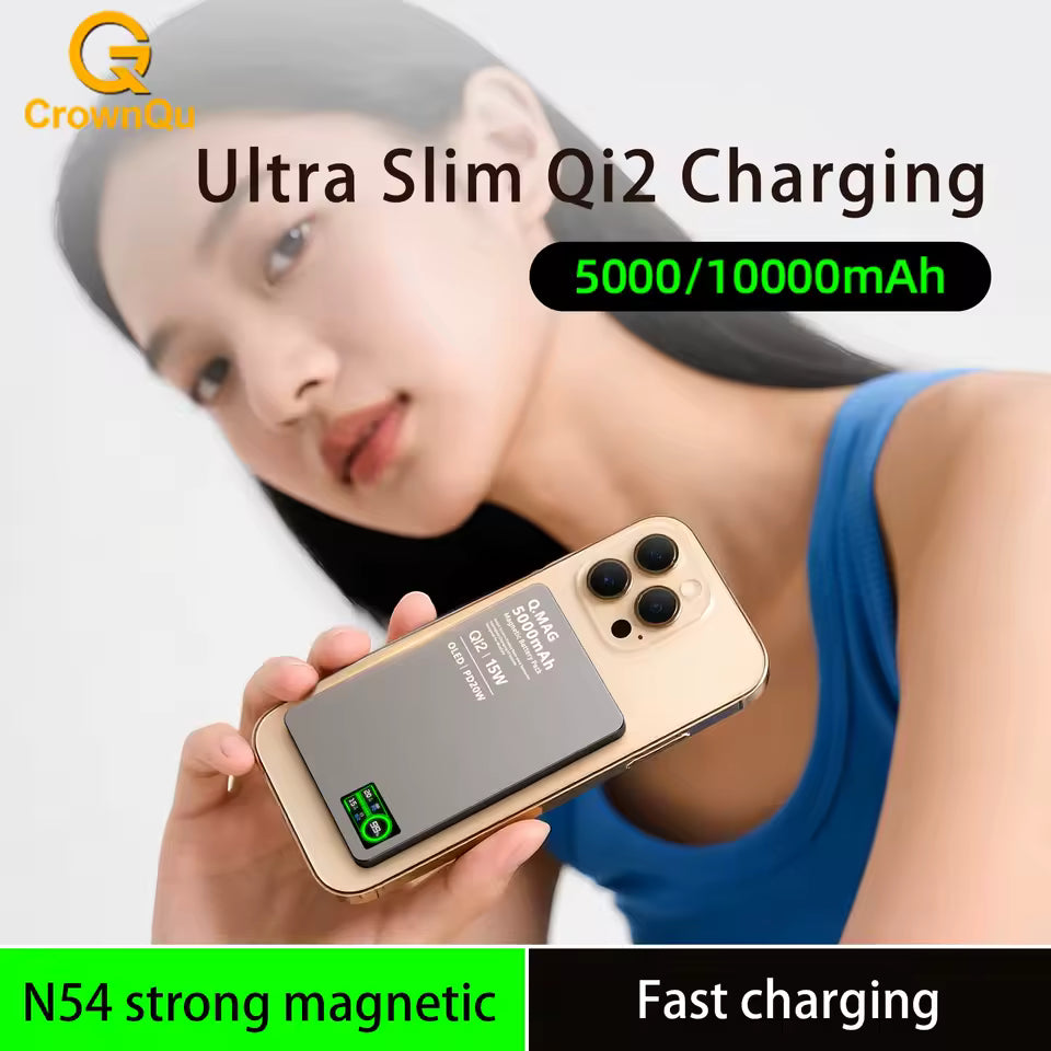 Magnetic Wireless Fast Charging 10000mAh Power Bank