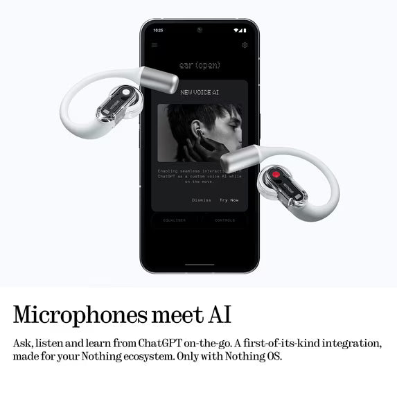 Nothing Ear (Open) Lightweight Open-Ear Wireless Earbuds