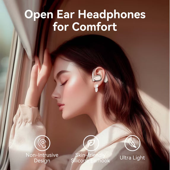 Open-Ear Wireless Sport Earbuds with 50-Hour Battery