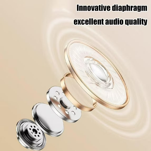 Bluetooth 5.4 Half In-Ear Wireless Earbuds