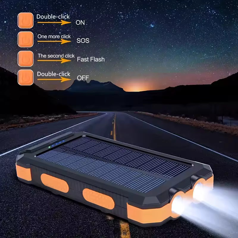 Portable Solar 6000mAh Power Bank