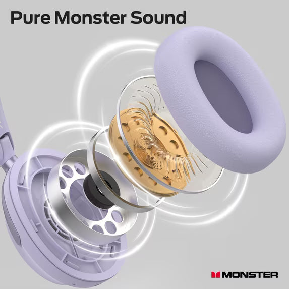 Monster Active Noise-Canceling Over-Ear Wireless Headphones
