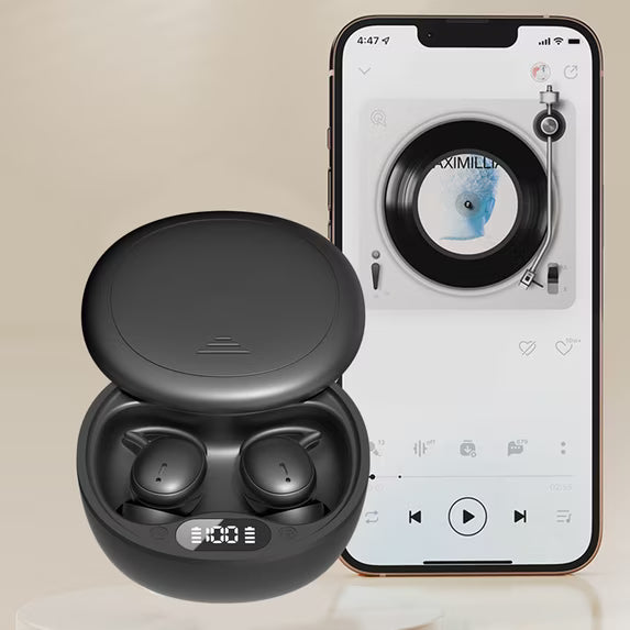 Durable Black True Wireless Bluetooth Earphones