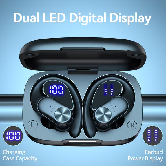 88-Hour Playtime IPX7 Waterproof Sport Earbuds