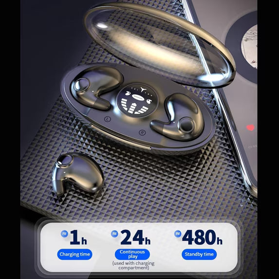 Ultra-Thin Invisible Sleep Wireless Earbuds