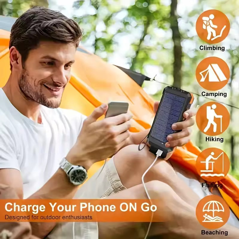 Portable Solar 6000mAh Power Bank