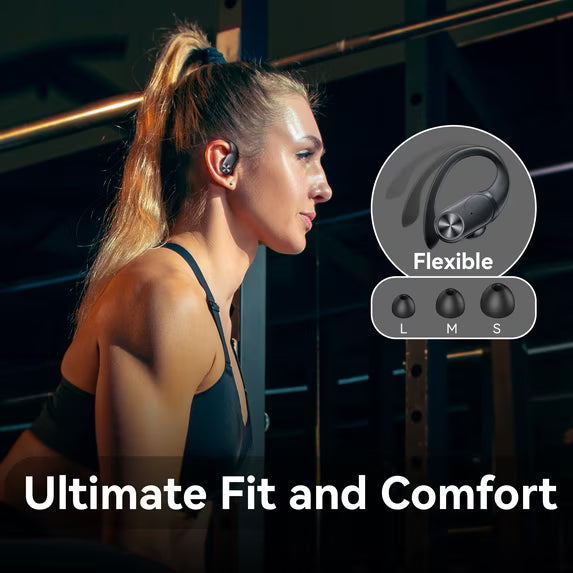 88-Hour Playtime IPX7 Waterproof Sport Earbuds