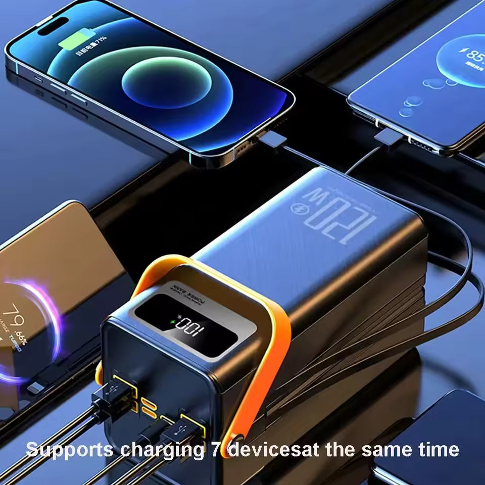 Portable 120W Fast Charging 150000mAh Power Bank
