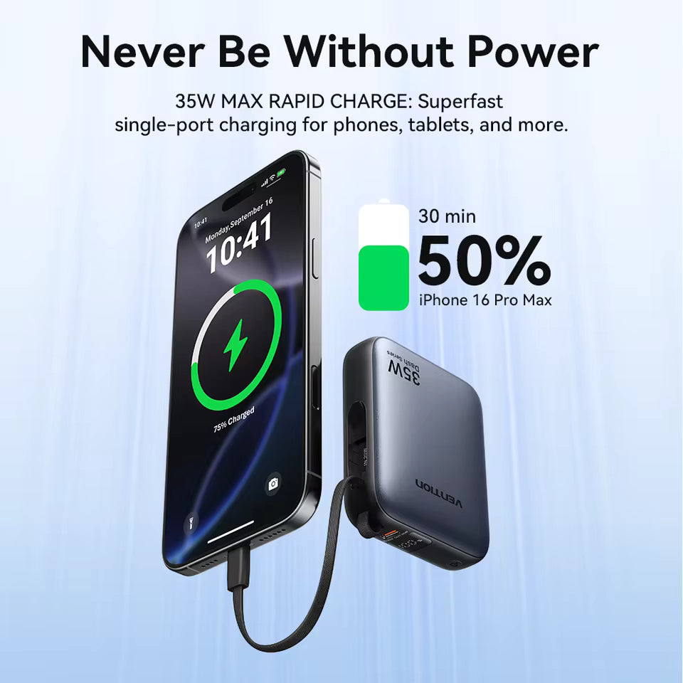 Mini 35W Fast Charging 10000mAh Power Bank