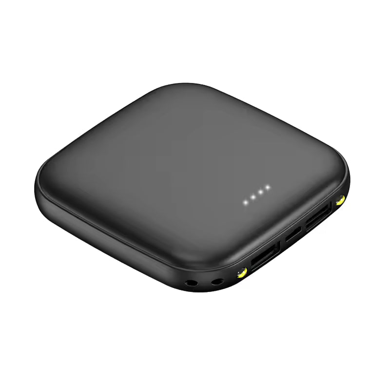 Pocket-Sized Dual-Output 10000mAh LED Mini Power Bank