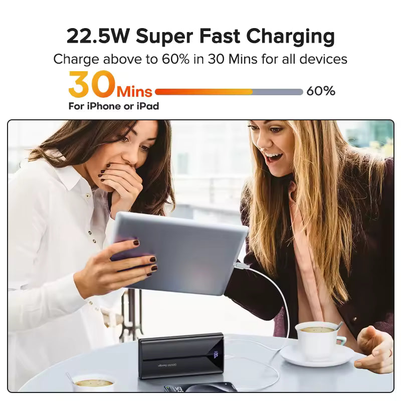 Built-In Cable 22.5W Fast Charging 10000mAh Power Bank