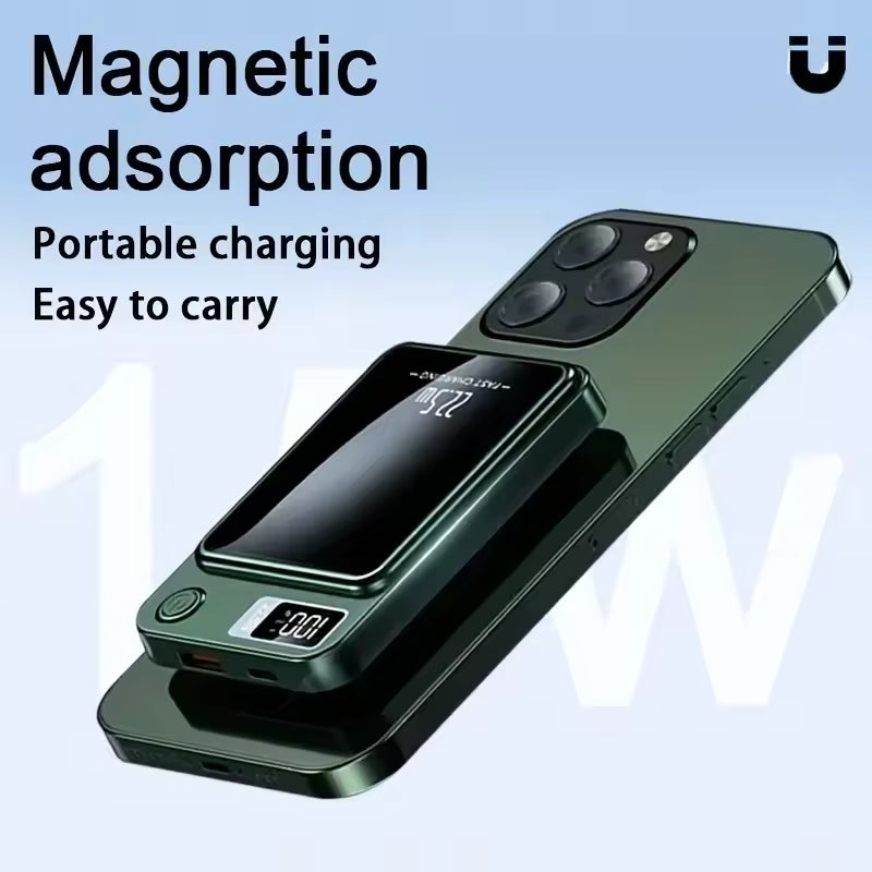 Magnetic Wireless Fast Charging 5000mAh Power Bank