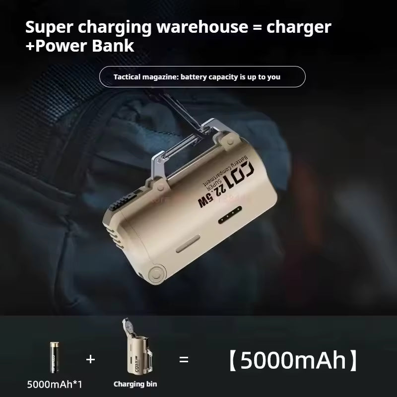 Portable 22.5W Fast Charging 5000mAh Power Bank