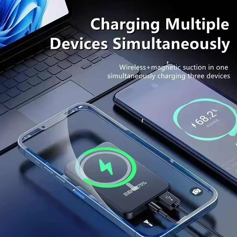 Magnetic Wireless Fast Charging 5000mAh Power Bank