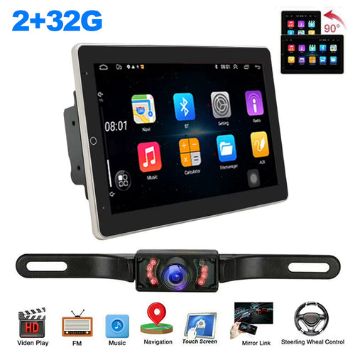 10-Inch Rotatable Touch Screen Car Stereo Receiver