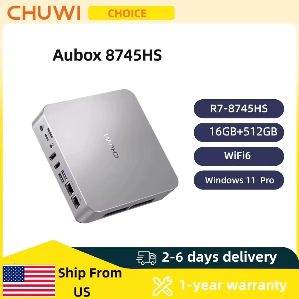 AMD Ryzen 7 Mini PC with Quad Display Support