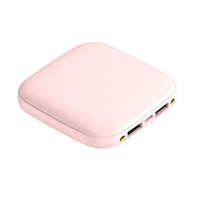 Pocket-Sized Dual-Output 10000mAh LED Mini Power Bank