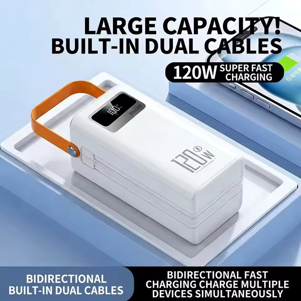 Portable 120W Fast Charging 150000mAh Power Bank