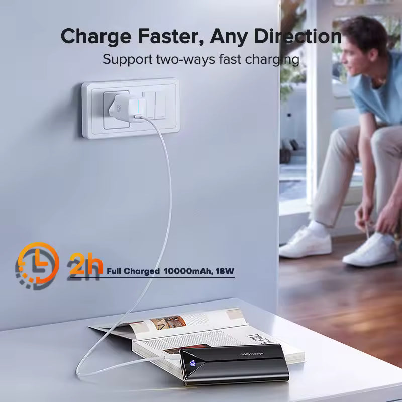 Built-In Cable 22.5W Fast Charging 10000mAh Power Bank