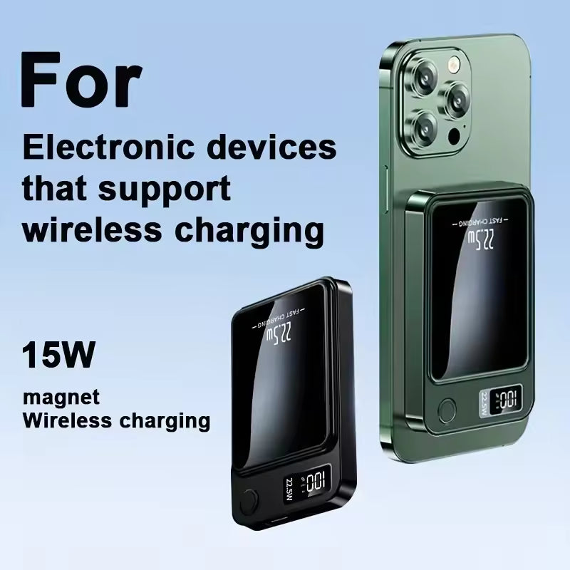 Magnetic Wireless Fast Charging 5000mAh Power Bank