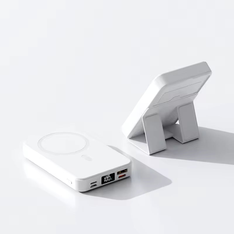 Portable Travel Magnetic Wireless Charger & Power Bank