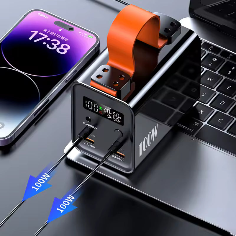 60000mAh 100W Fast-Charging Portable Power Bank
