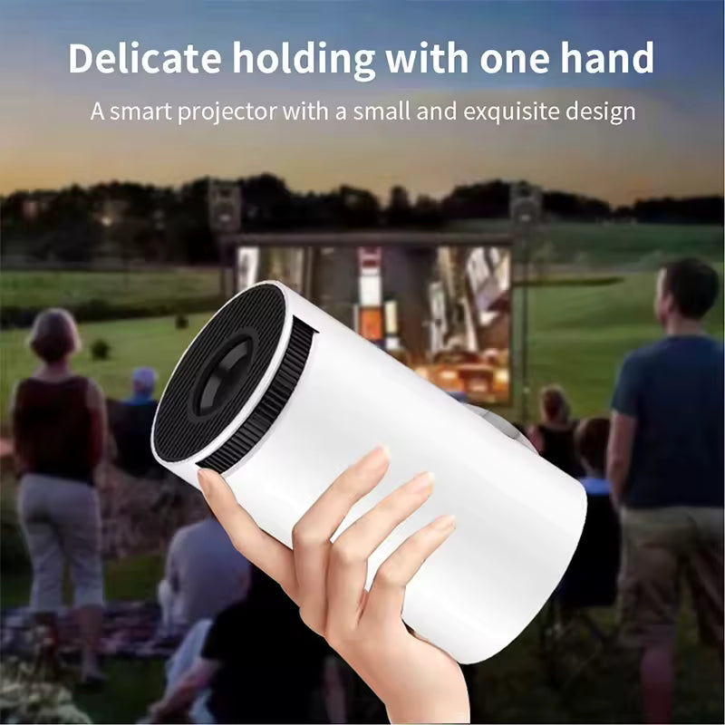 Portable Smart Mini Projector with Android 11 and Dual Wi-Fi