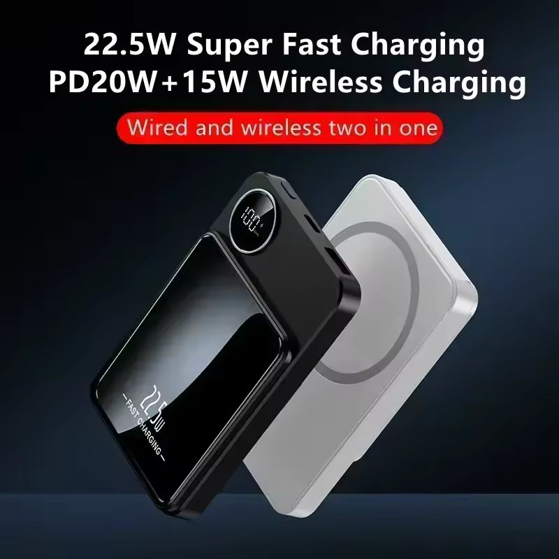 Magnetic Wireless Fast Charging 5000mAh Power Bank