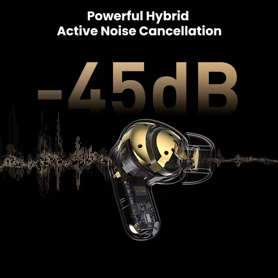 Hi-Res Wireless Earbuds with ANC and 80-Hour Battery