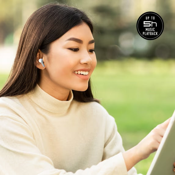 True Wireless Bluetooth Earbuds with Charging Case